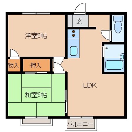 マイネハイマートの物件間取画像